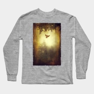 Weltschmerz - Surreal Misty Forest Scenery Long Sleeve T-Shirt